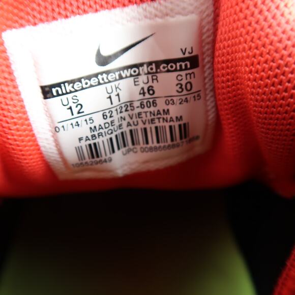 Nike Shoes Mens 12 Sneakers Air Max Tailwind 6 Athletic Trainer Runner Red Black